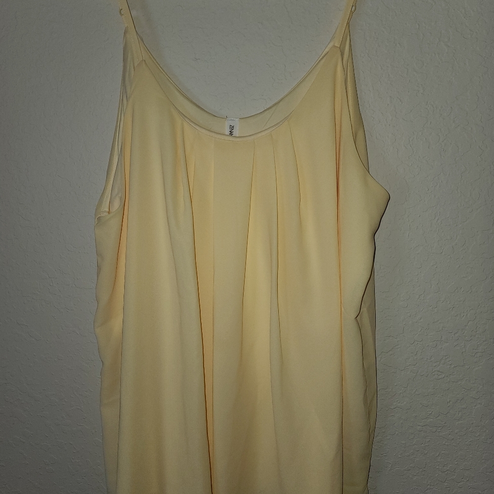Pale yellow camisole